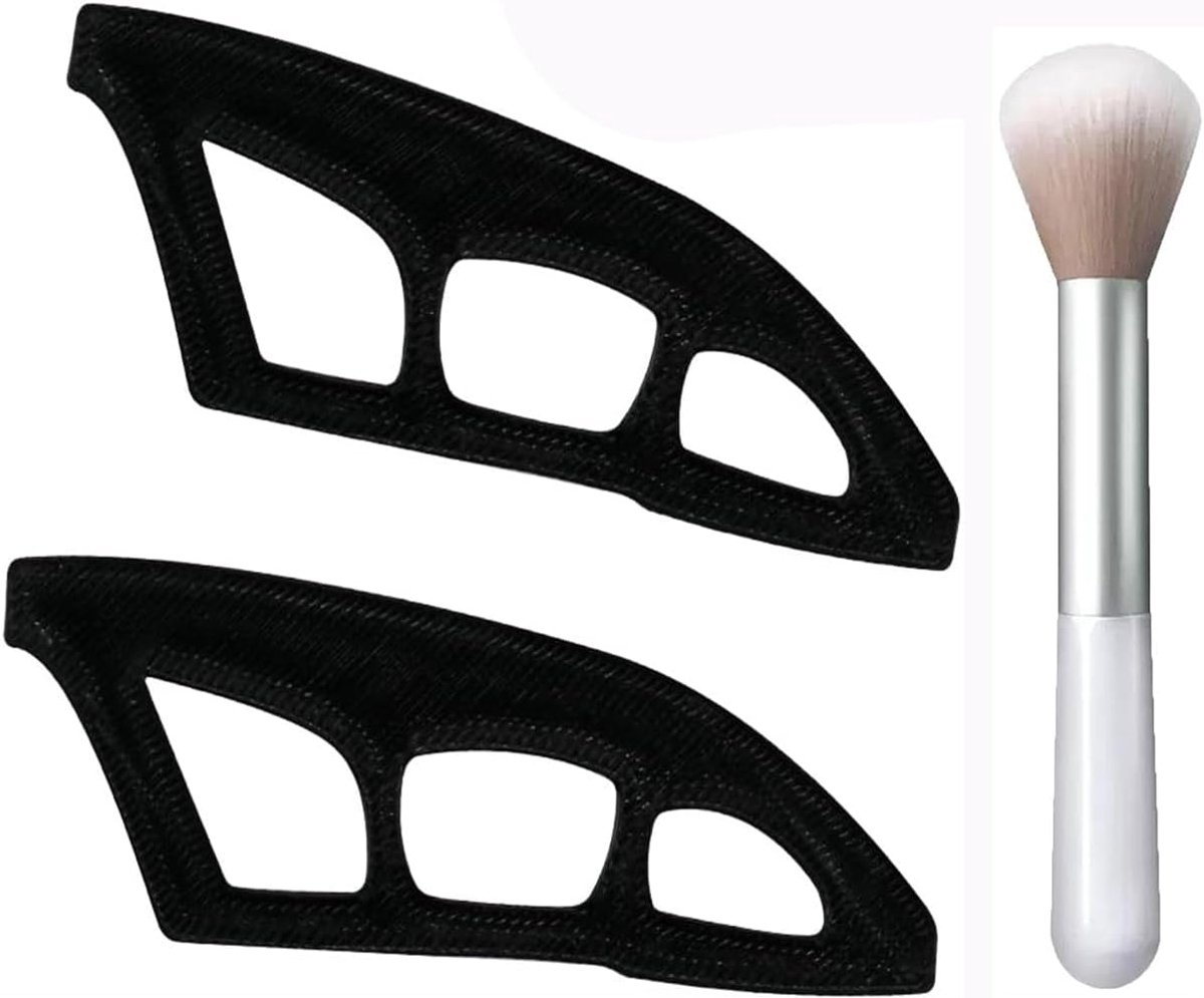 Oogschaduw sjabloon set - 3-delig - herbruikbaar kunststof - perfecte symmetrie voor aanbrengen - SnelShoppen