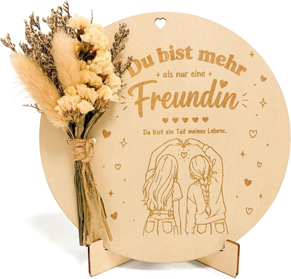 Cadeau vriendin verjaardag decoratiestuk - uniek ontwerp - persoonlijk geschenk - sfeervolle toevoeging - SnelShoppen