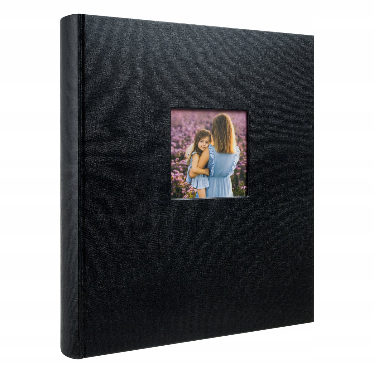 Merkloos Traditioneel Fotoalbum Zwart - 50 Witte Pagina's