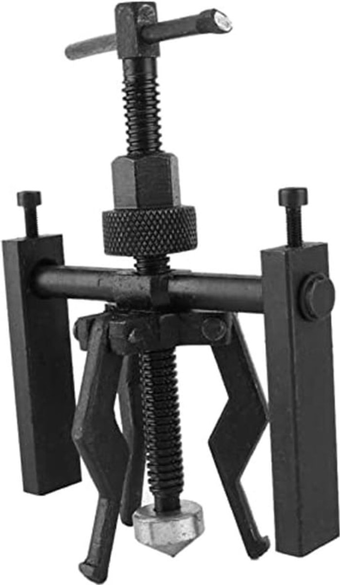 3-klauws binnenlagertrekker, 3-armige paralleltrekker voor binnenlagers, tractorbinnenlagers, wiellagergereedschap, klauwtrekker, duwer, geleide binnenlagertrekker gereedschapset
