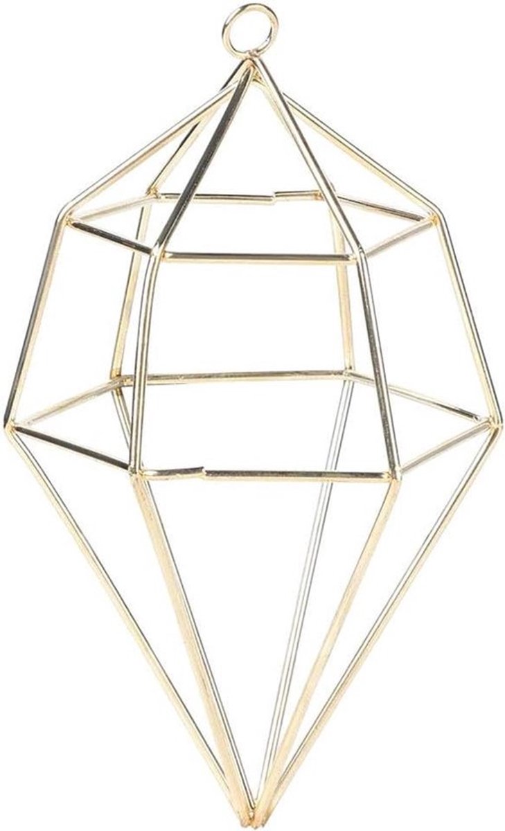 Hangende plantenbakhouder geometrische plantenophangplank bloempot ophanghouder metalen plantenhanger voor woondecoratie