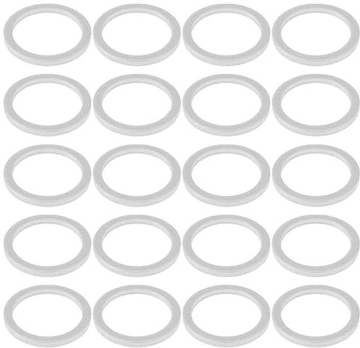 100Pcs Aluminium Afsluitring 14x18x1.5mm DIN 7603 Voor Kraan Pijp Slang Bout Ventiel