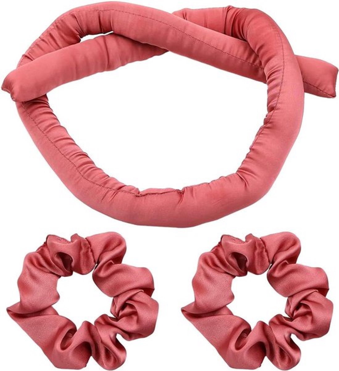 Set van 5 zachte krulrollers met clips voor lang haar, ideaal haarstyling gereedschap voor het creëren van mooie, natuurlijke krullen thuis