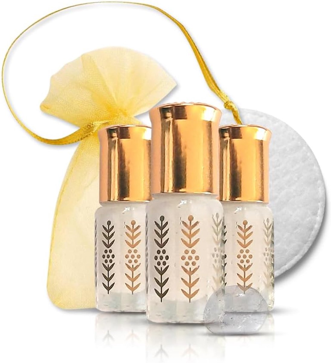 Musc Tahara Blanc Intime 3ml - Lot van 3 - Fleurige en frisse geur - 48 uur werking - ShopVlot
