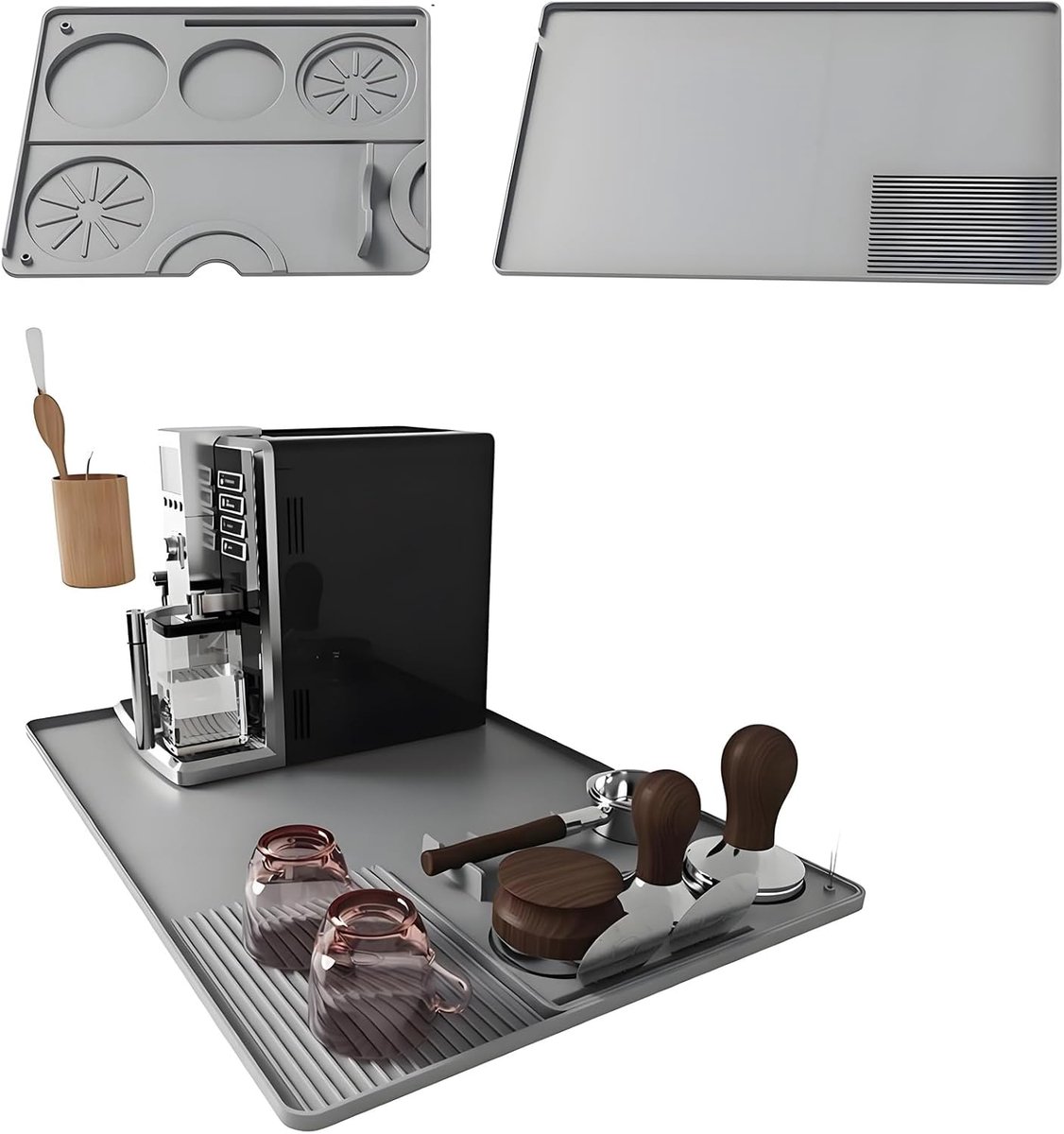 Siliconen mat 2-in-1 40 x 60 cm - Verwarmingsbestendig - Antislip onderlaag - Bescherming voor werkblad - ShopVlot