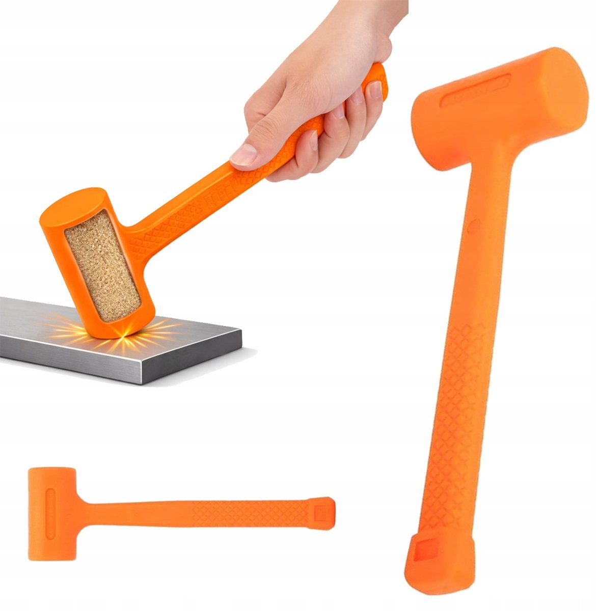 Slaghamer zonder terugslag 500g PVC - Veilig en Precisie