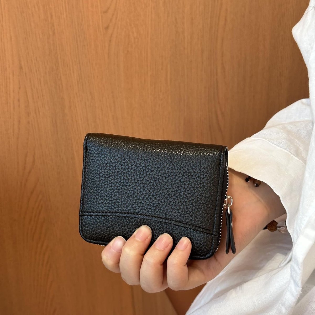 Damesportemonnee RFID blocking - kleine PU leren portemonnee - 11 kaartslots - beschermt persoonlijke gegevens - ShopVlot