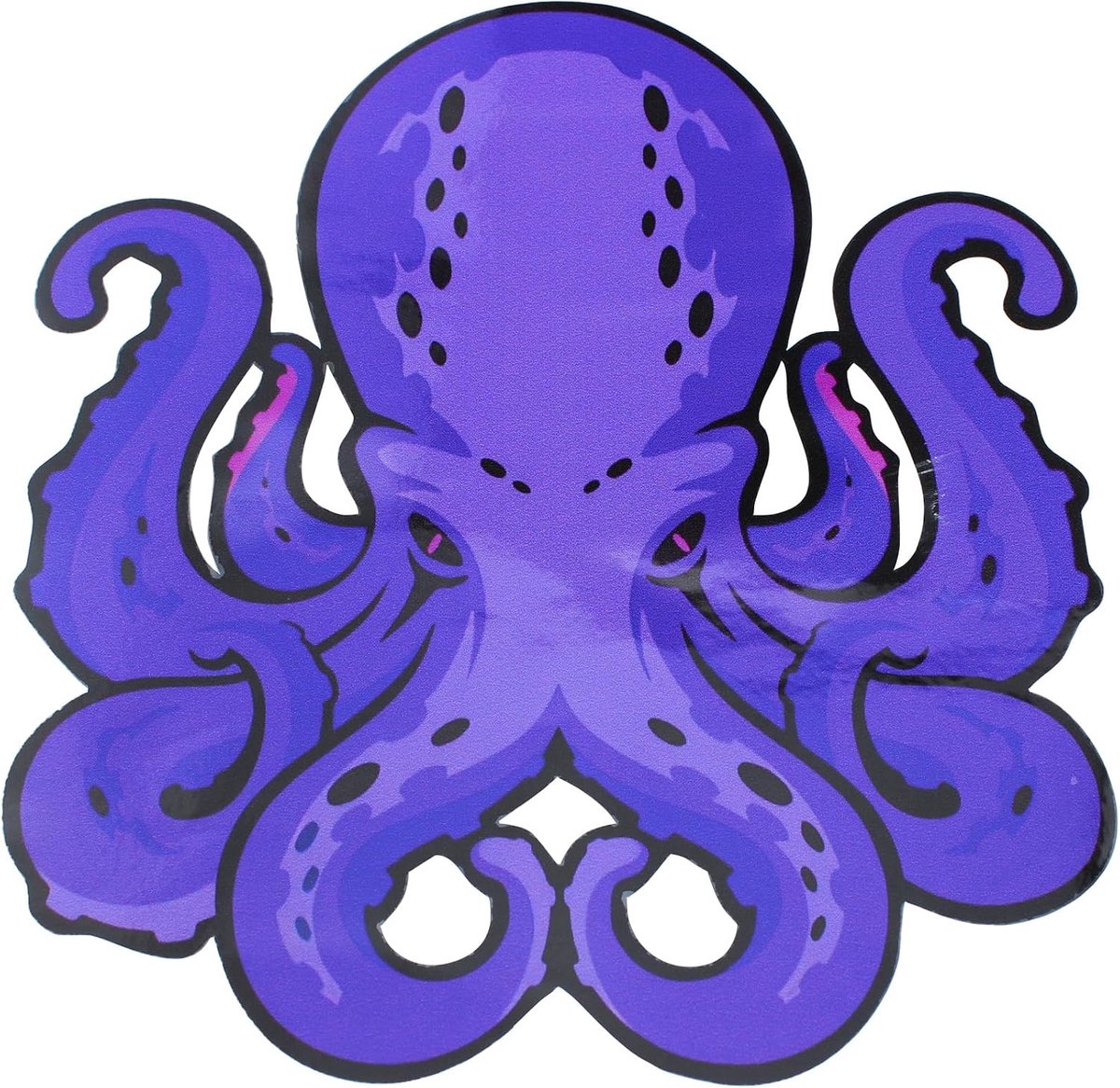 Sticker Octopus Paars - Volledig Tentakel Ontwerp - Horror Decoratie - Perfect voor Fans - ShopVlot