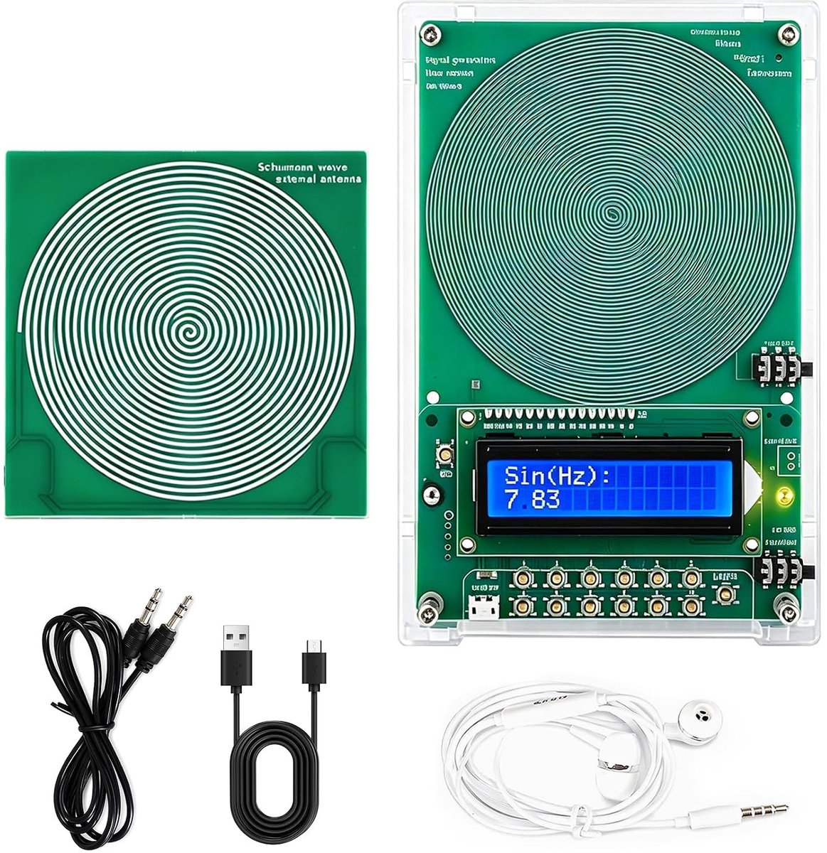 Schumann frequentiegenerator 7.83Hz - verstelbare frequentie - portable - slaapondersteuning - ShopVlot