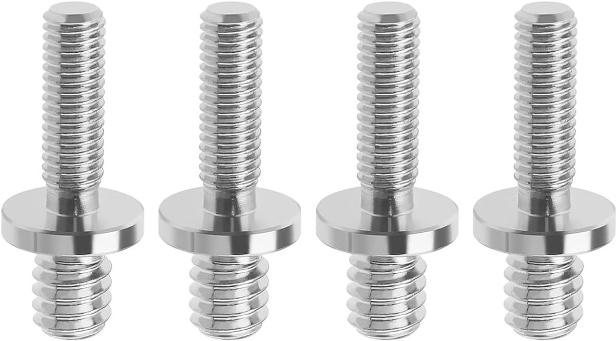 4 stuks camerastatief schroefdraadadapter, M5 op 1/4 inch buitenschroef, universele adapter voor gimbal en lichtstandaard