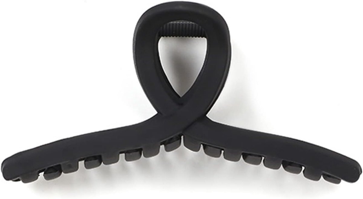 Haarspeld, haarspeld voor dames, klauwclip, antislip, zwart
