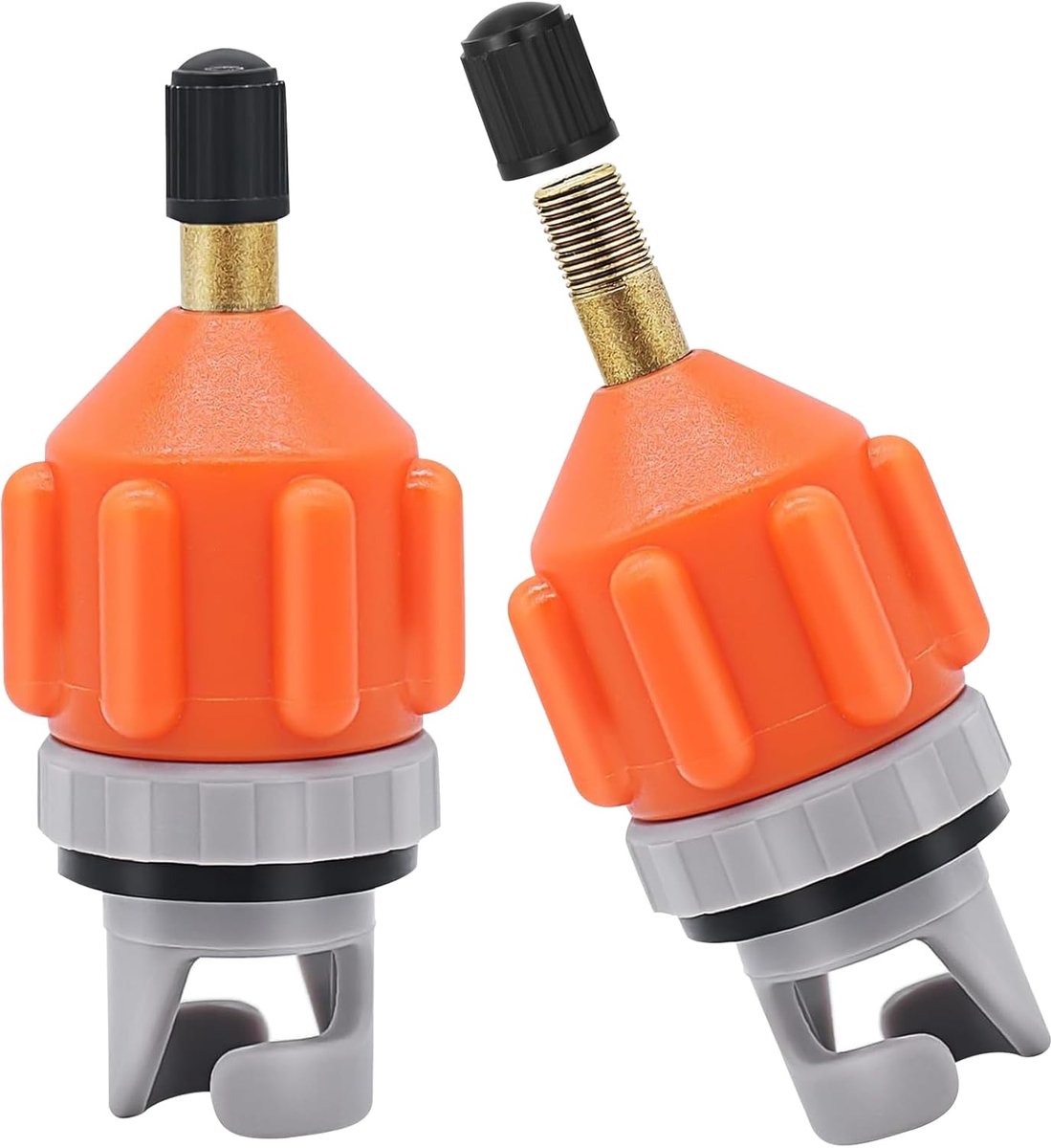 2 stuks SUP-pompadapter voor compressor, kajak, opblaasbaar, stand-up paddleboard, pompadapter, ventieladapter, motor, rubberboot, opblaasbare luchtpompadapterset (type 3)