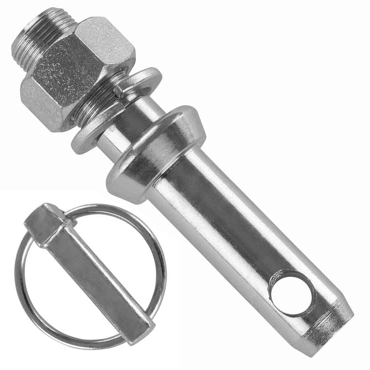 1x onderarm apparaatbout | categorie 2-1 / Ø 28-22 mm | 38 mm schroefdraadlengte | 1x klapspeld | 11x42 mm