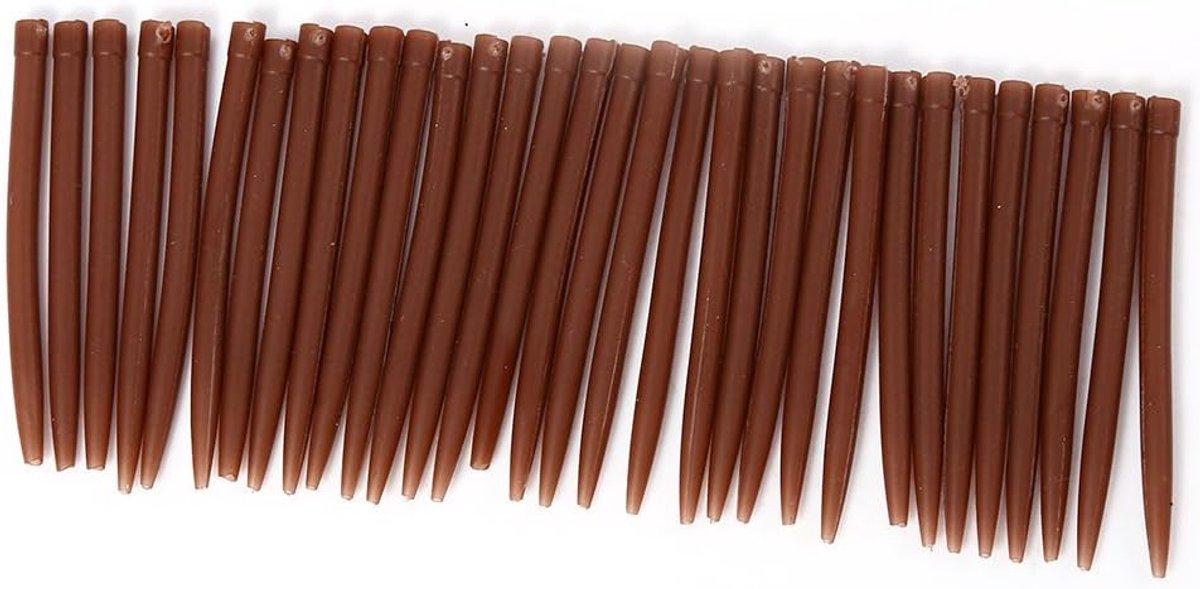 30 Stks/Tas 51MM Anti Mouwen Veiligheid Clips Zachte Staart, Rubbers Snelle verandering Swivels voor Vissen Tackle Mouwen