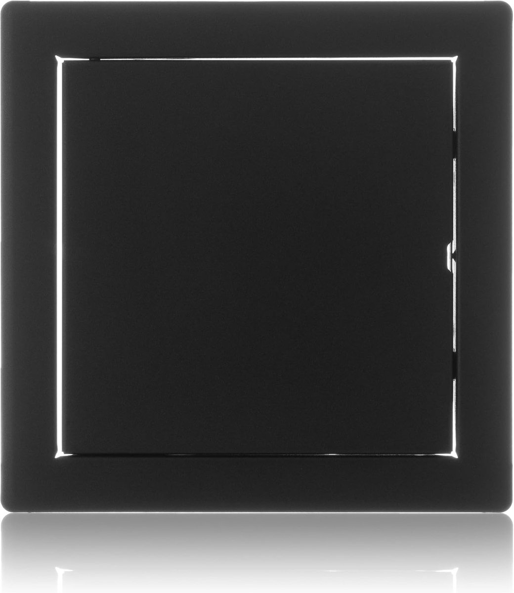 150x150mm / 6x6 inch stalen toegangspaneel, antraciet inspectieluik voor gipsplaten, metalen revisiedeur voor sanitair, elektriciteit, gebouwen
