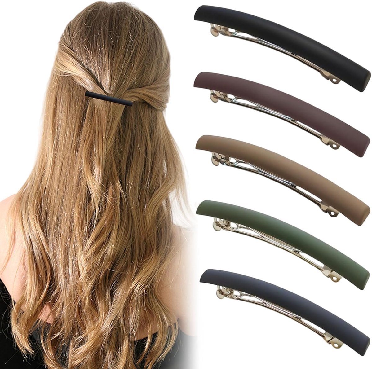 Haarspelden voor dames, antislip, kleine haarspelden voor elegante styling van dun, kort of fijn haar, stijl B