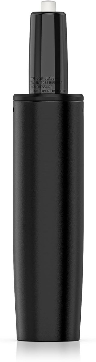 Bureaustoel, belastbaar tot 500 kg, in hoogte verstelbare gasdrukdemper, voor draaistoelen, reserveonderdelen, diameter 50 mm (niet voor 1KEA, zwart, 230-315 mm)