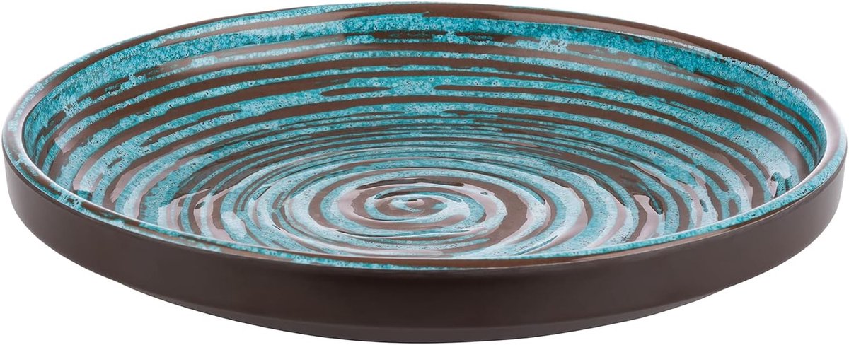 85203 Melamine bord CANCUN/serveerbord voor veel gerechten, 23 cm x 23 cm x 3,50 cm