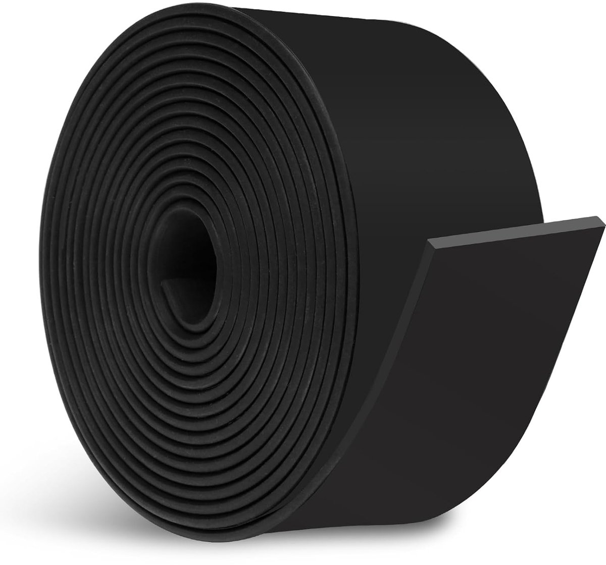 Rubberen strip, neopreen rubberen profiel, voor afdichtingen en vloerbescherming, anti-slip en schokabsorberend, geschikt voor DIY projecten en bouwbescherming
