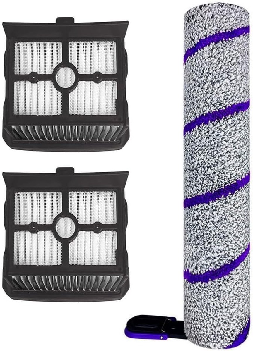 Brush Bar HEPA Filter voor X-Clean 10 Nat- en Droogstofzuiger (1 rolborstel 2 filters)