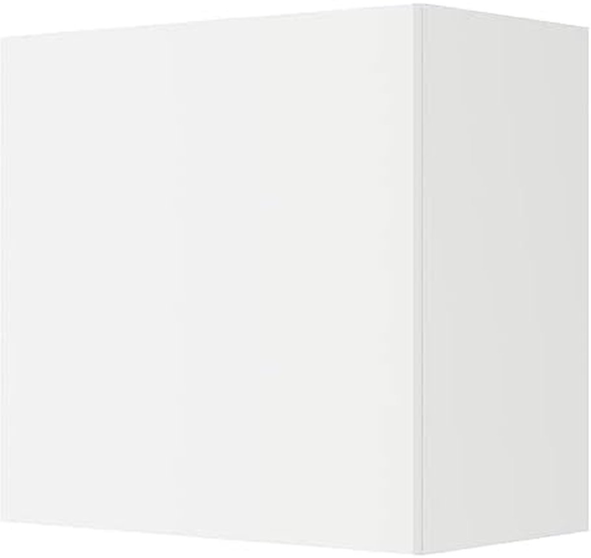 Keukenkastje - Wandkast Keuken - Opbergen Keuken - Deuraanslag Verwisselbaar - 60 cm Breed - Mat Wit