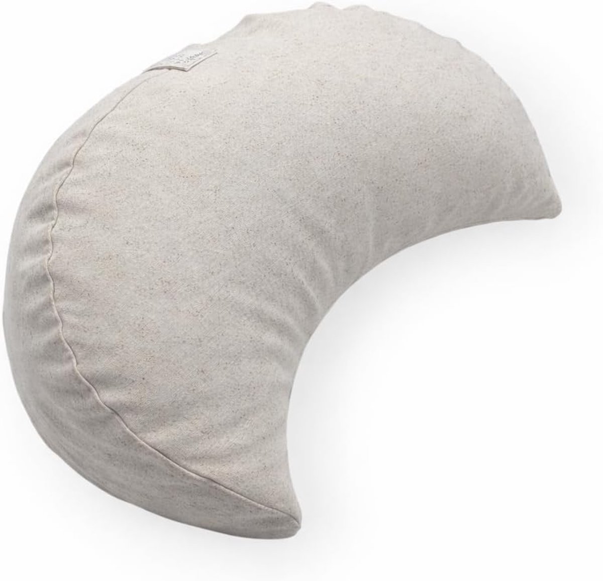 Méditation Demi-Lune Sand - Ergonomische methode in Épeautre, huis, wasbaar, coussin yoga, 40 x 14 cm