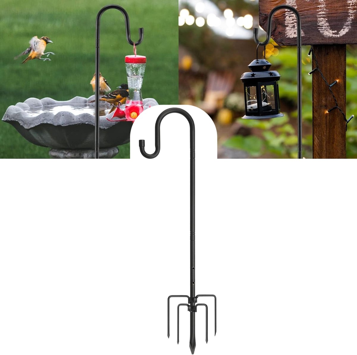 Zavio® Herdershaak - Herdersstafhaak - Tuinhaak