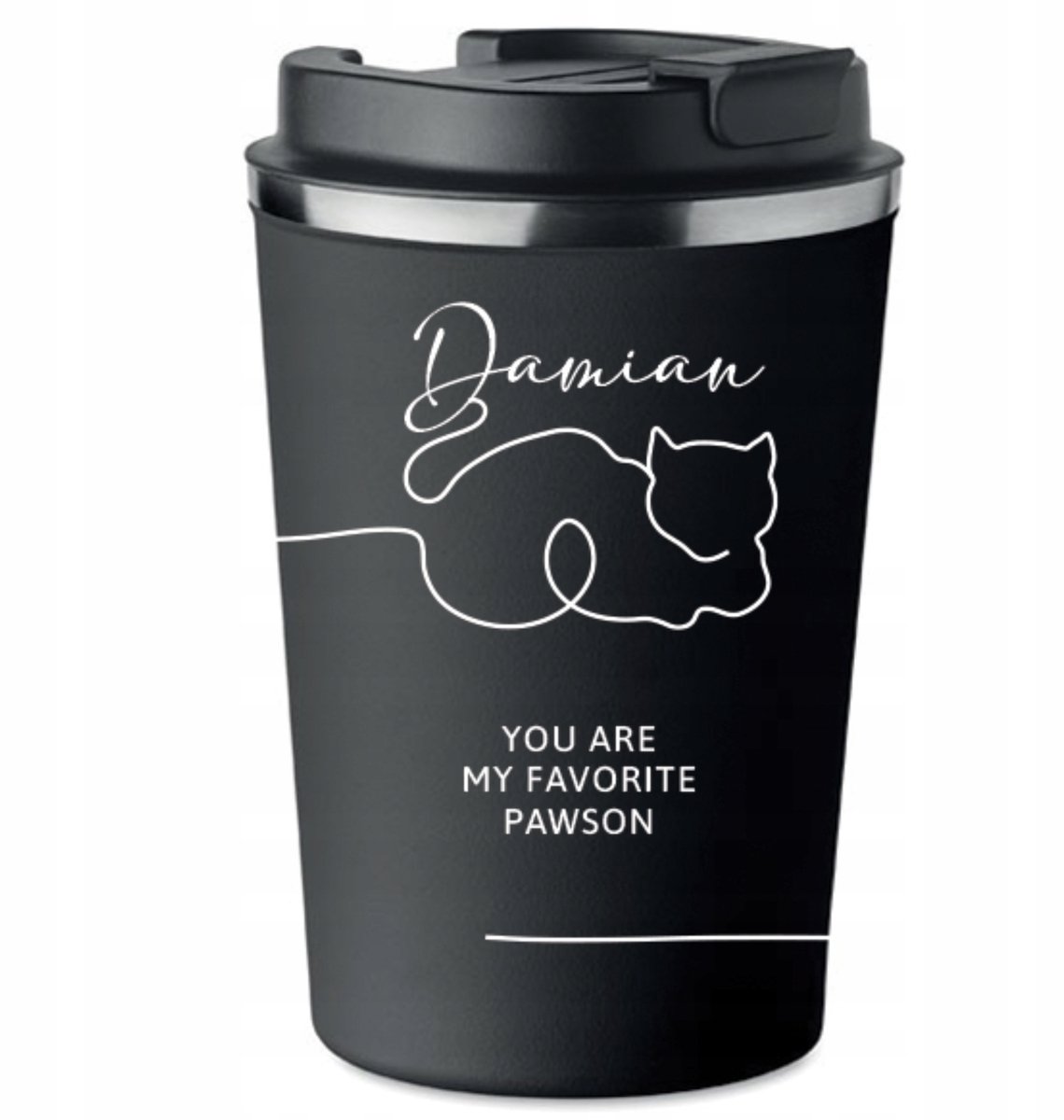 Merkloze thermosmok met gepersonaliseerde print - 350 ml