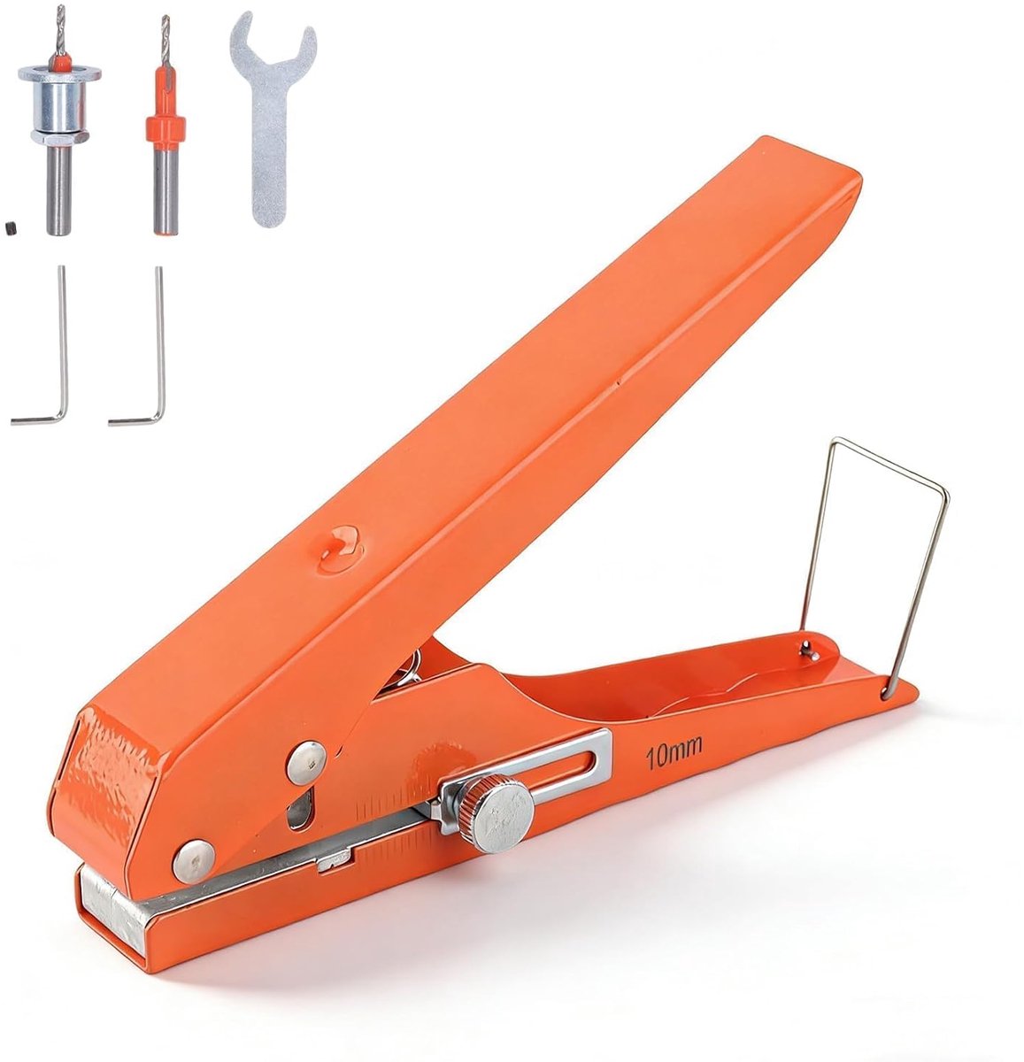 Perforator met gat 10 mm - zware lasten - gehard staal - ideaal voor ponsen van kabelbinders - ShopVlot