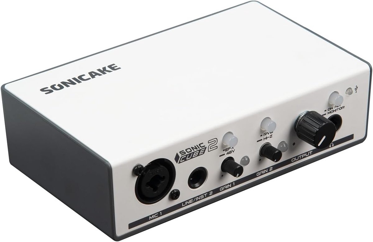 Audio interface dual channel - professionele analoge preamp - digitale modellering DSP-effecten - ShopVlot