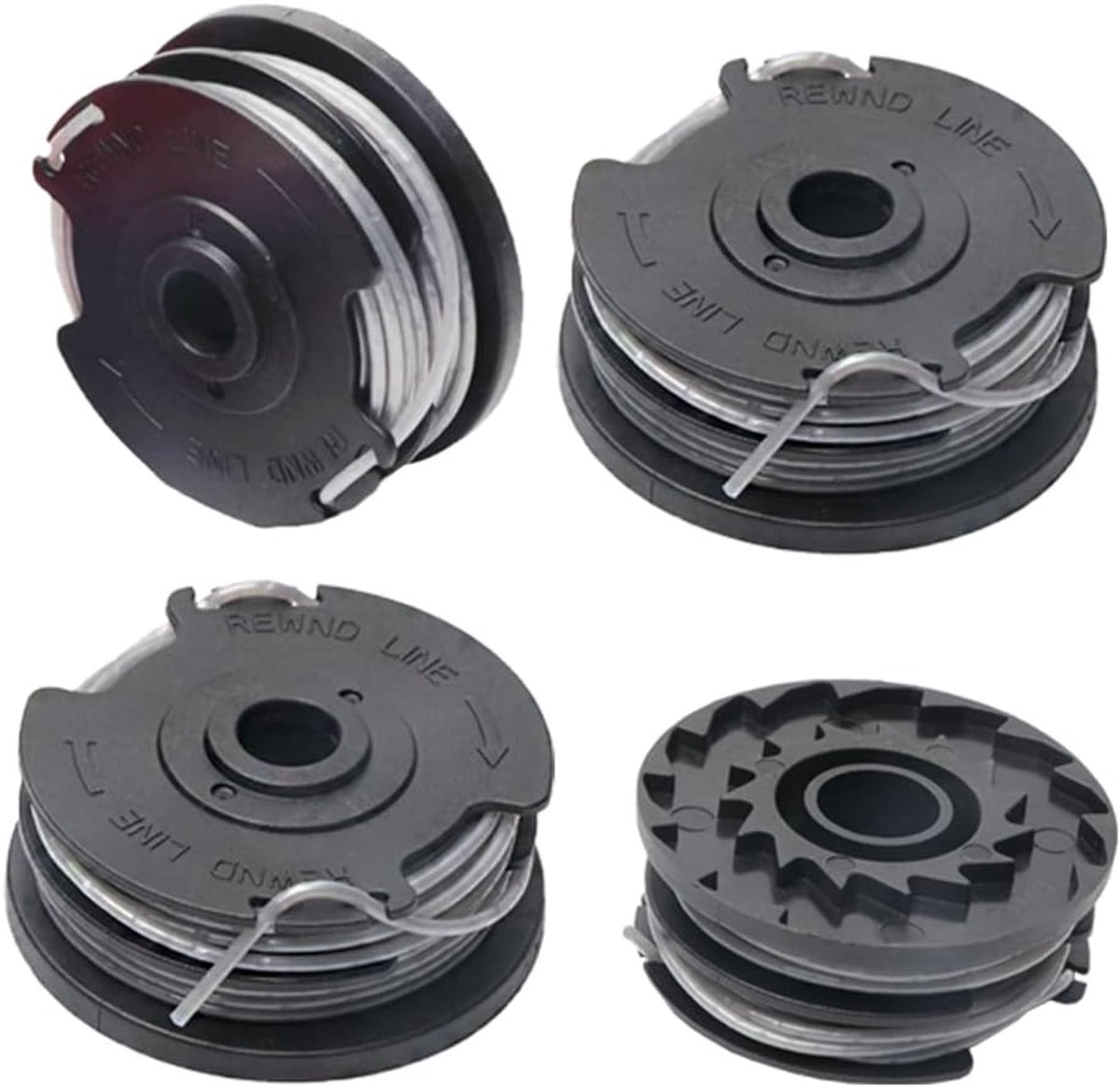 trimmer spoelen 4 stuks - nylon - eenvoudig te vervangen - geschikt voor Bosch modellen - ShopVlot