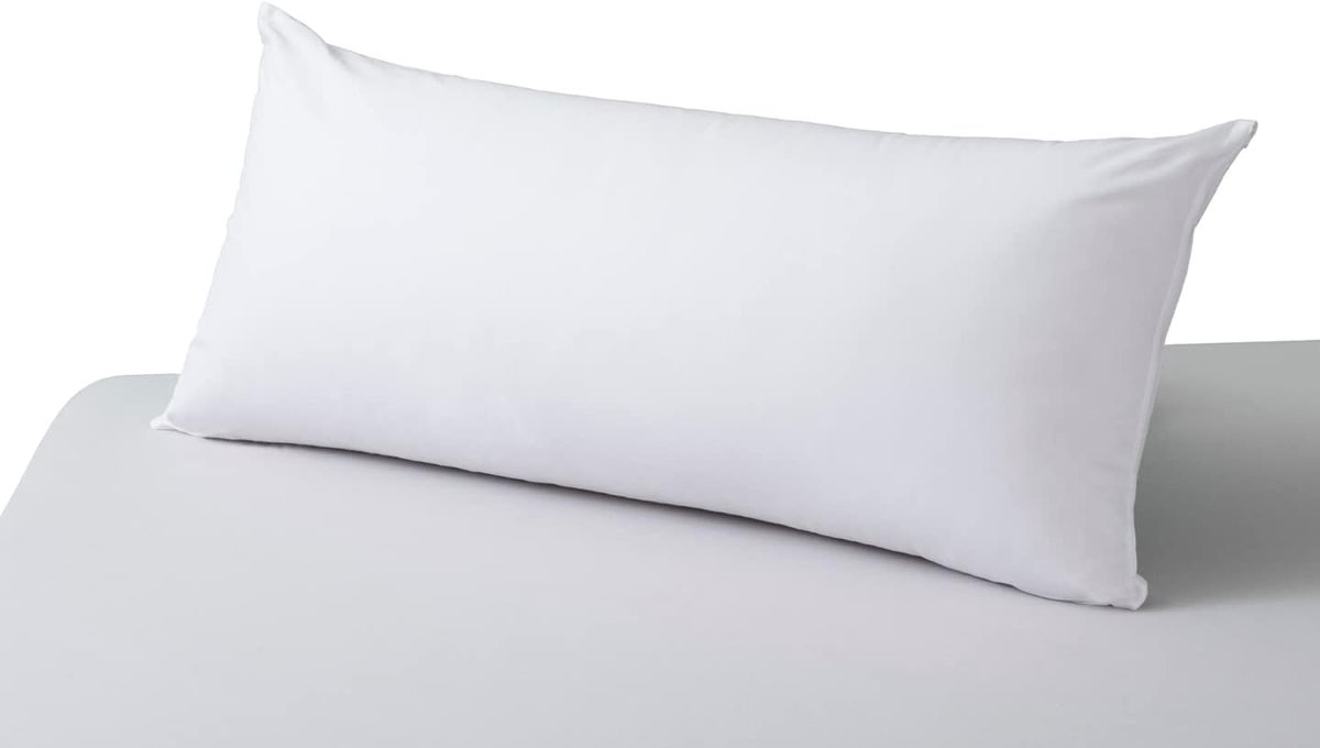 Hoofdkussen zachte zijde - dubbele overtrek - microvezel 70 wit - ultiem slaapcomfort - ShopVlot
