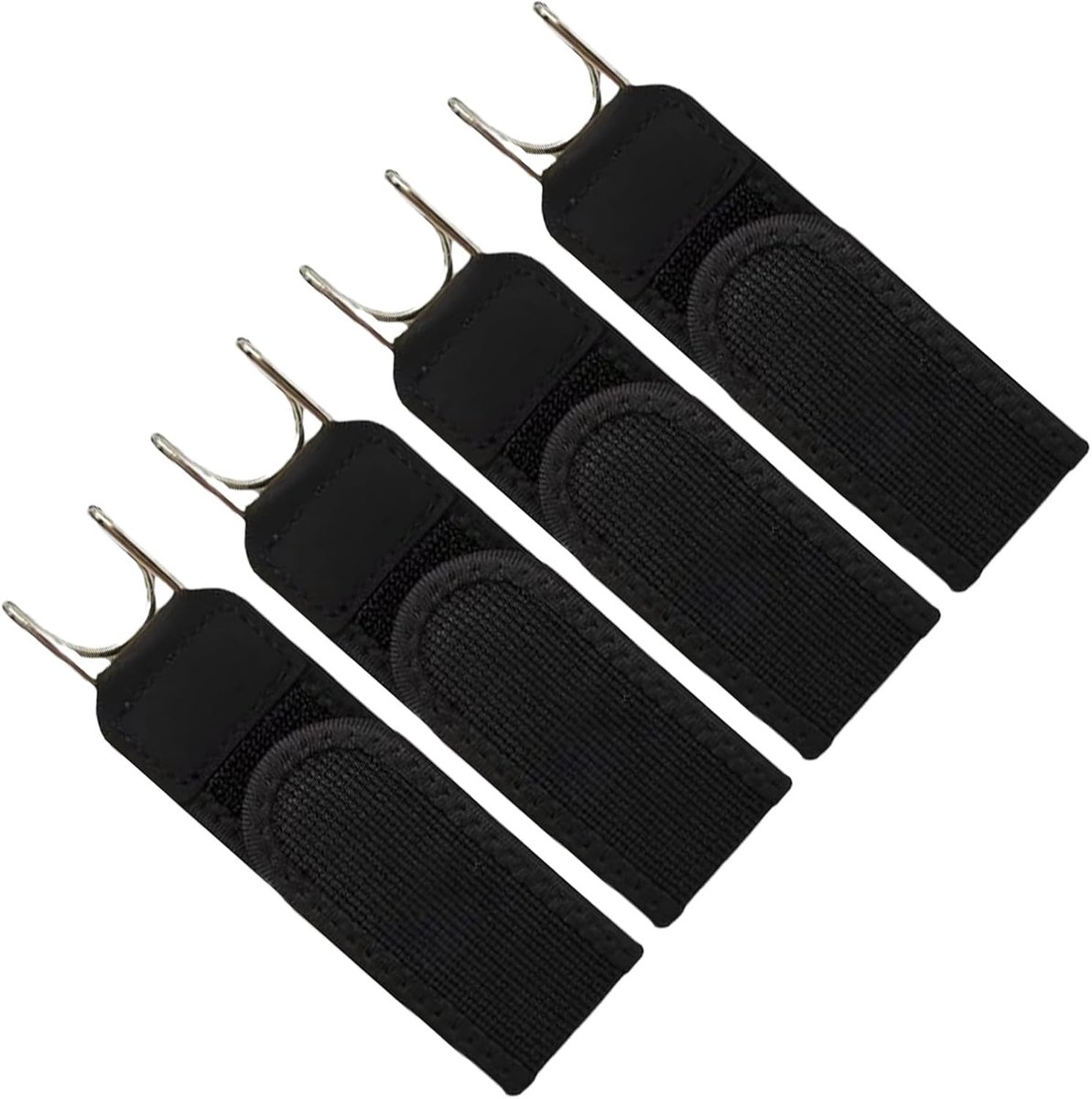 Buckle-free riemen set van 4 - Elastische riemen voor mannen en vrouwen - Metalen haken - ShopVlot