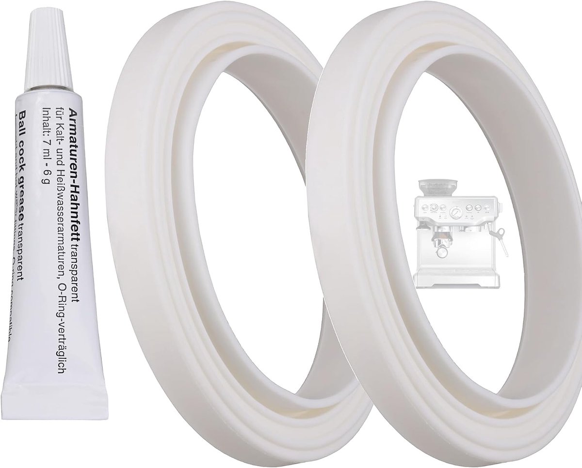 O-ring voor filterhouder koffiezetapparaat - rubber siliconen - optimale afdichting - inclusief siliconensmeer - ShopVlot