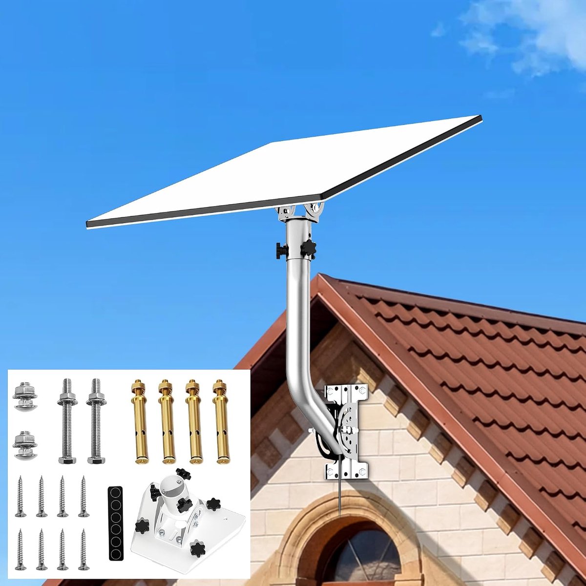 Starlink muurbeugel Gen 3 - 360° verstelbaar - minimalistisch design - voor een nette installatie - ShopVlot