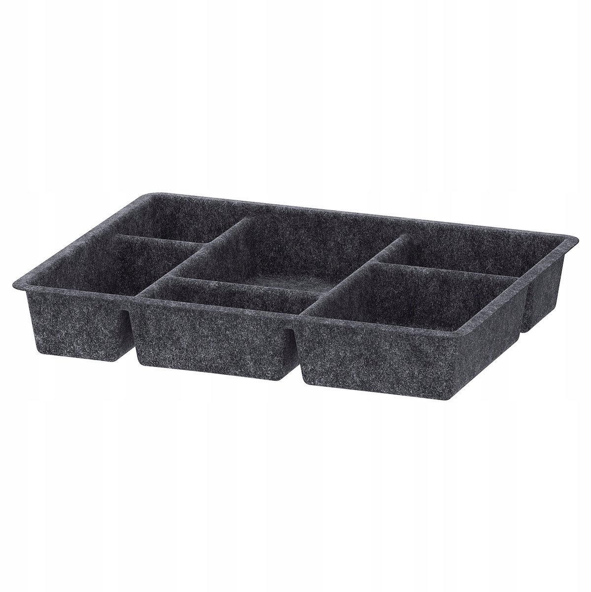 Merkloze donkergrijze opbergdoos 40x30 cm - Praktisch en elegant