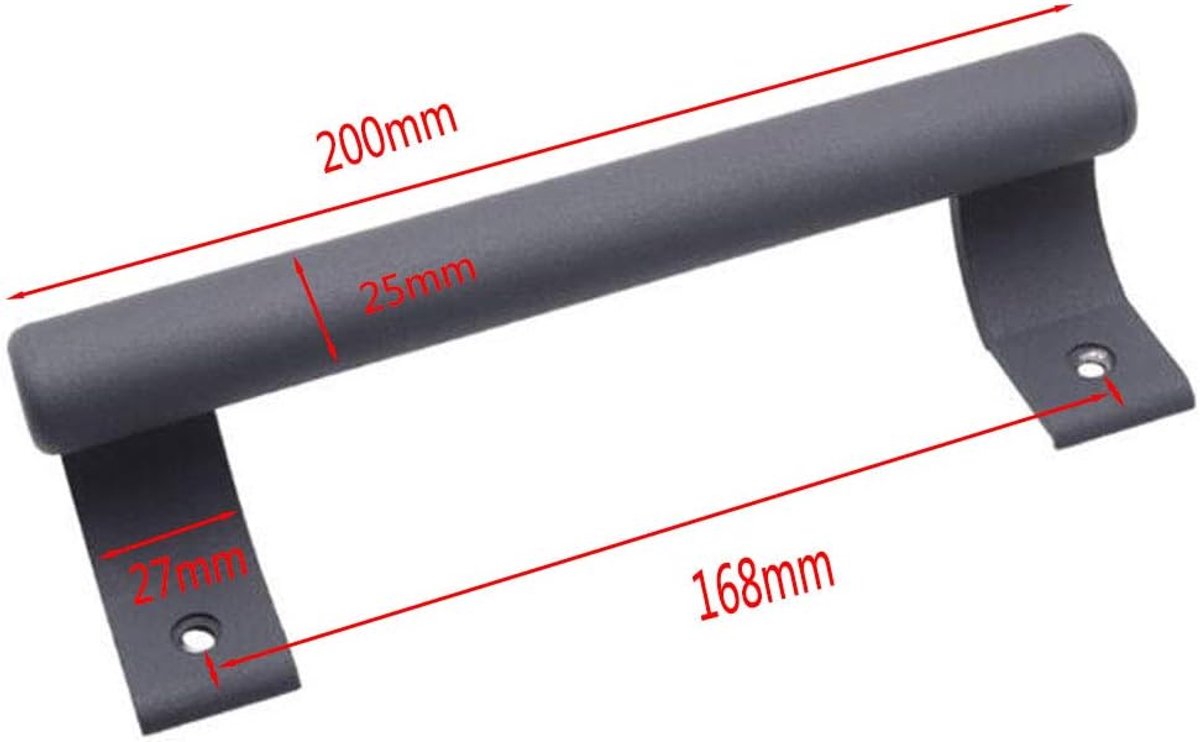 Schuifdeurhendel - aluminium legering - modern design - geschikt voor binnen en buiten - ShopVlot