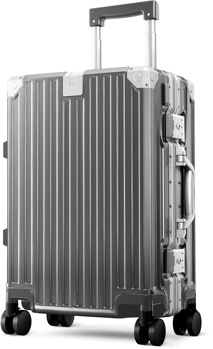 Koffers Middelgroot, Groot, XL en XXL - Rigide Polycarbonaat - Aluminium Frame - Ideaal voor Reizen - ShopVlot