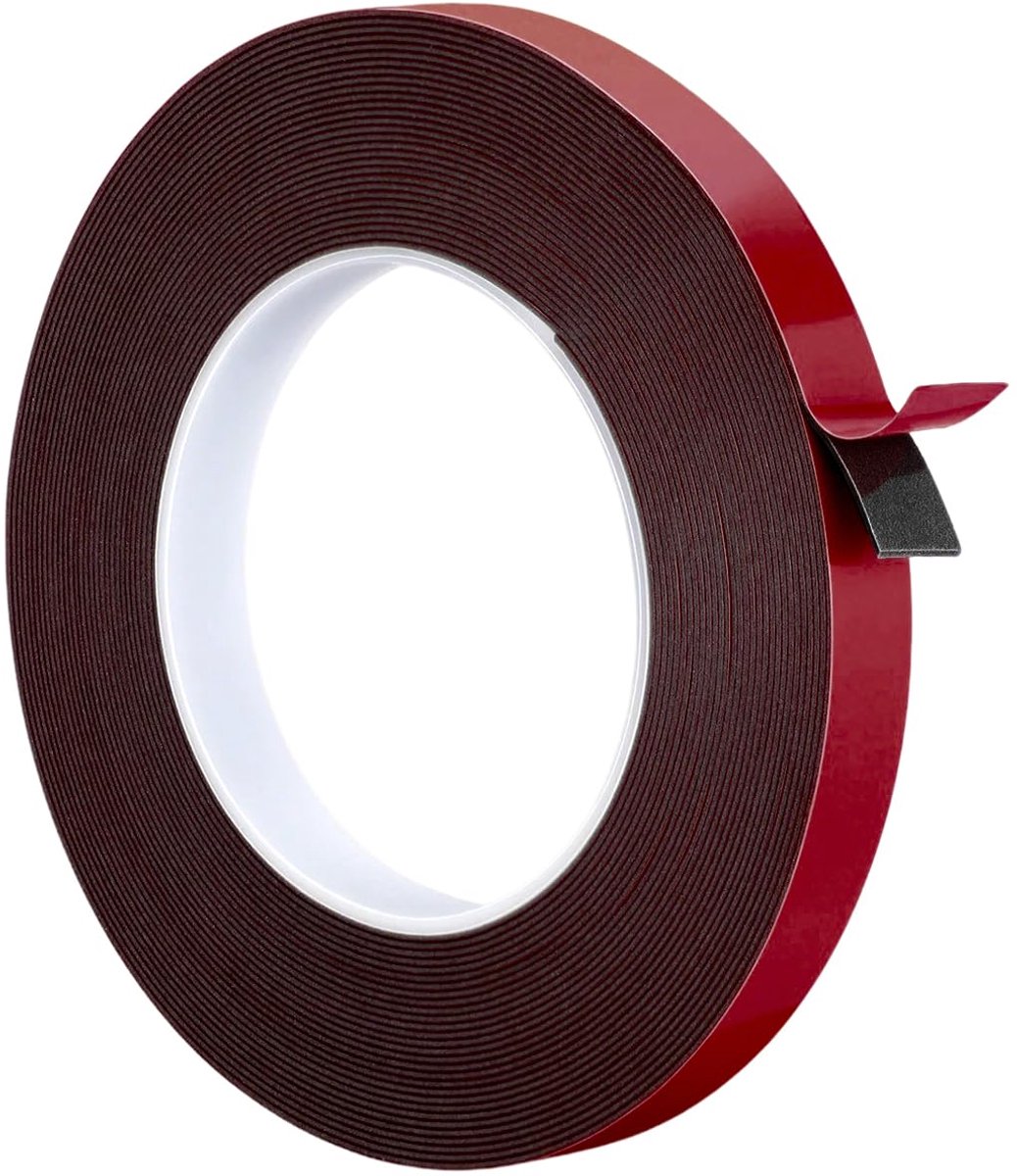Dubbelzijdige tape extra sterk - 10m x 1mm - waterproof - ideaal voor meubels en wanddecoratie - ShopVlot