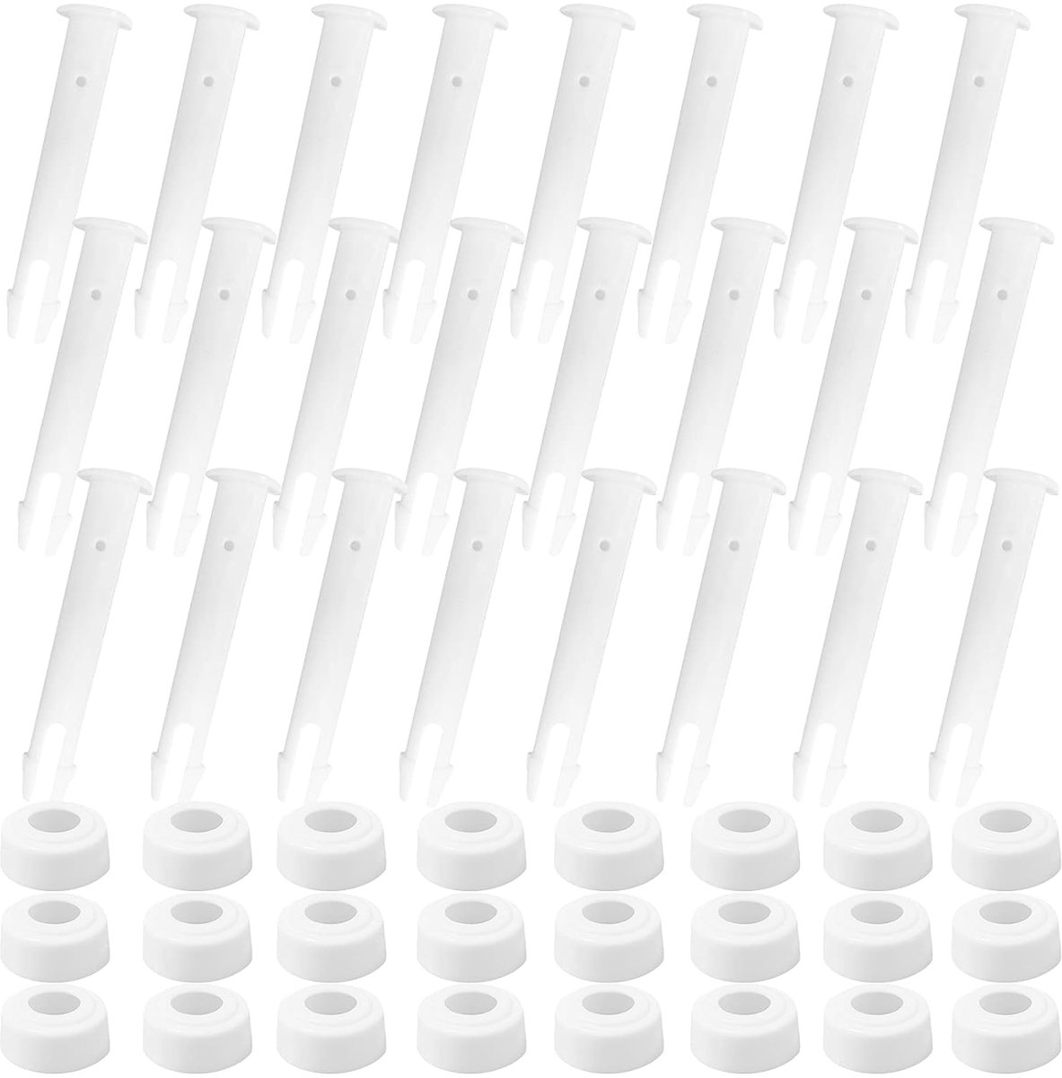 Zwembad onderdelen 24 stuks - Splint pin 6 cm - Vervangingsonderdelen voor frame zwembaden - Ideaal voor reparatie - ShopVlot