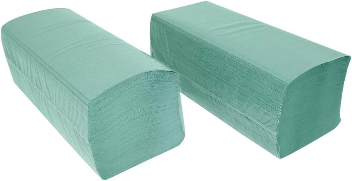 Papierhanddoeken 5.000 vellen - 25 x 23 cm - Z-vouw - Geschikt voor dispenser - Enkele laag - ShopVlot