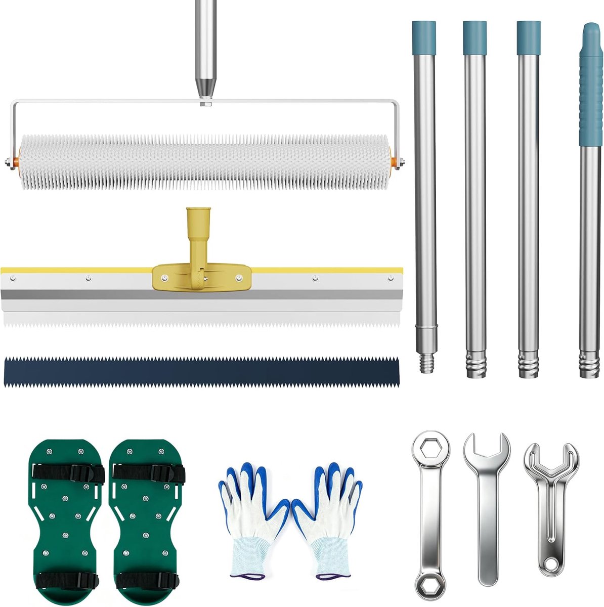 Epoxyhars Vloercoating Gereedschap Set - Compleet met Roller en Schraper - Ideaal voor Vloerafwerking - ShopVlot