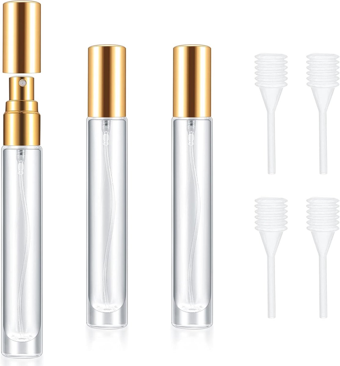Reis parfum atomizer 10ml - glazen fles - lekvrij - ideaal voor onderweg - ShopVlot