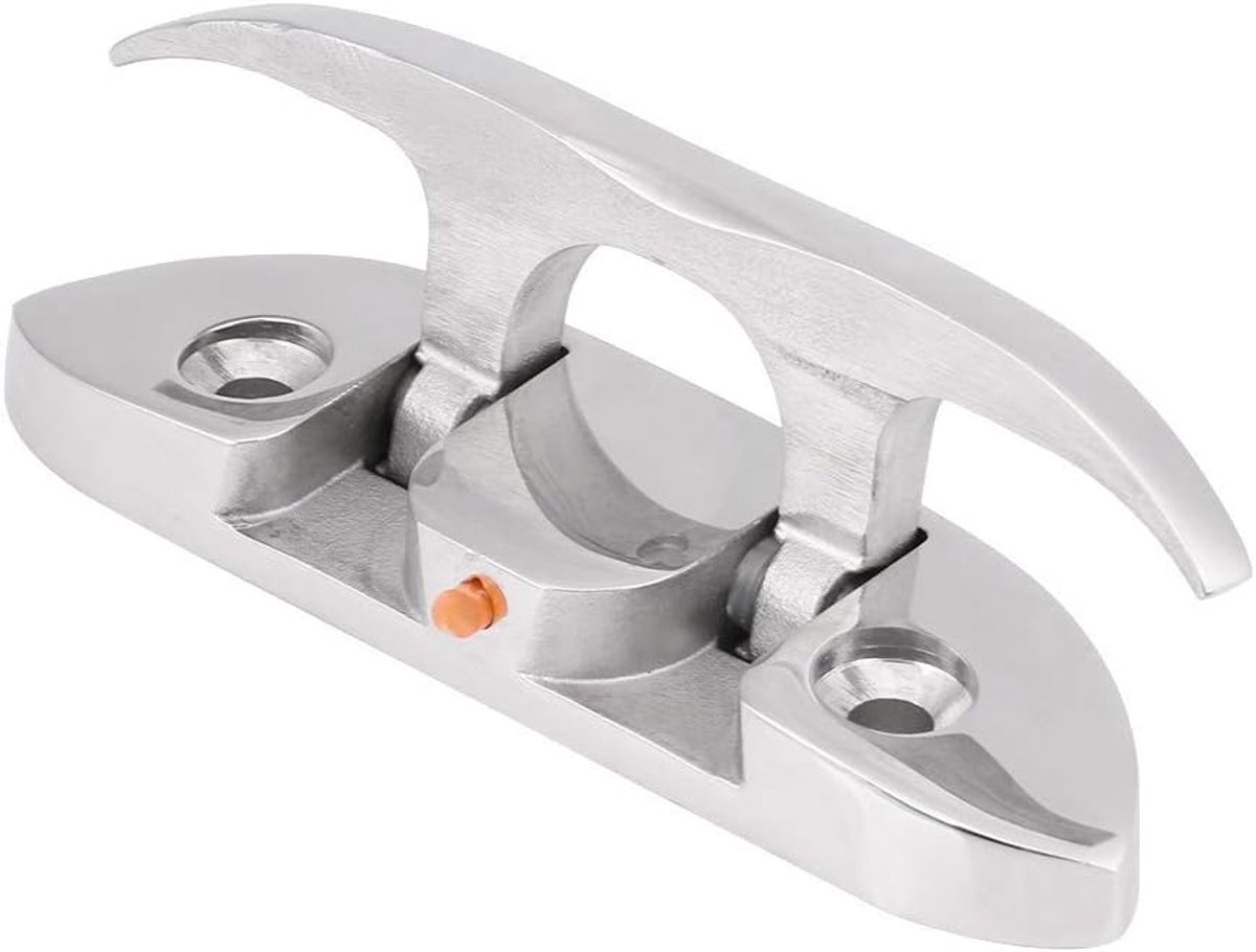 Bootlamp, roestvrij staal, klaplamp, boot, klaplamp, 4-1/2 bevestigingselementen, marine, boot, flip up, bootklemmen, haken voor boot, kajak en dok