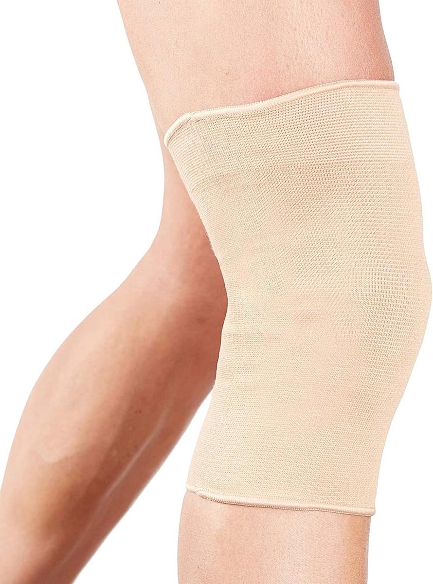 Kniebrace van Actesso - Lichtgewicht, Elastische Compressieband voor Gewrichtspijn en Kneuzingen Tijdens het Sporten en na Blessures. Rechts of Links voor Zowel Mannen als Vrouwen