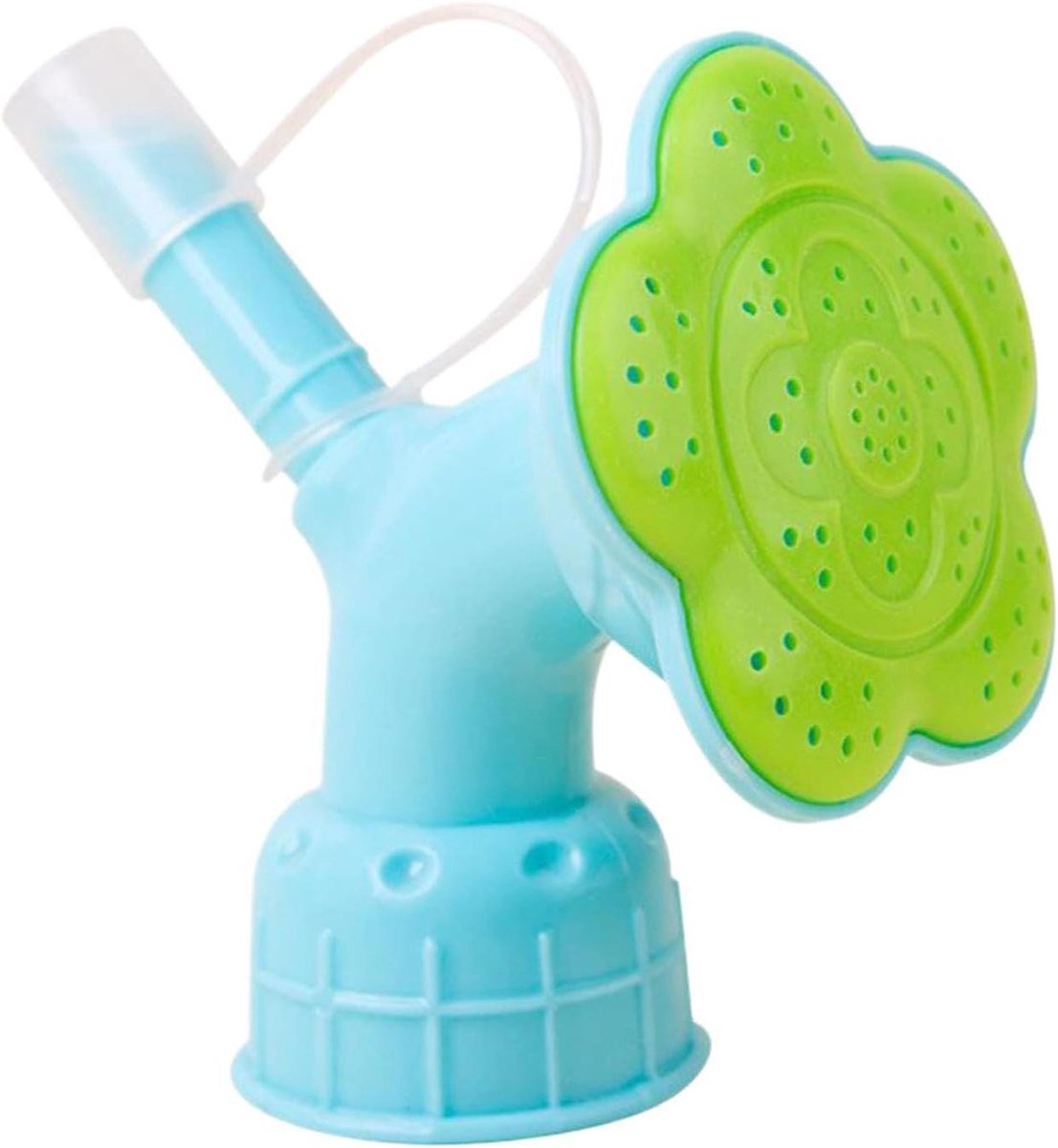 Gieter Sproeikop - Waterfles Tuit - Planten Water Geven - 73 Gaten Ontwerp - 27 cm Flesopening - Blauw