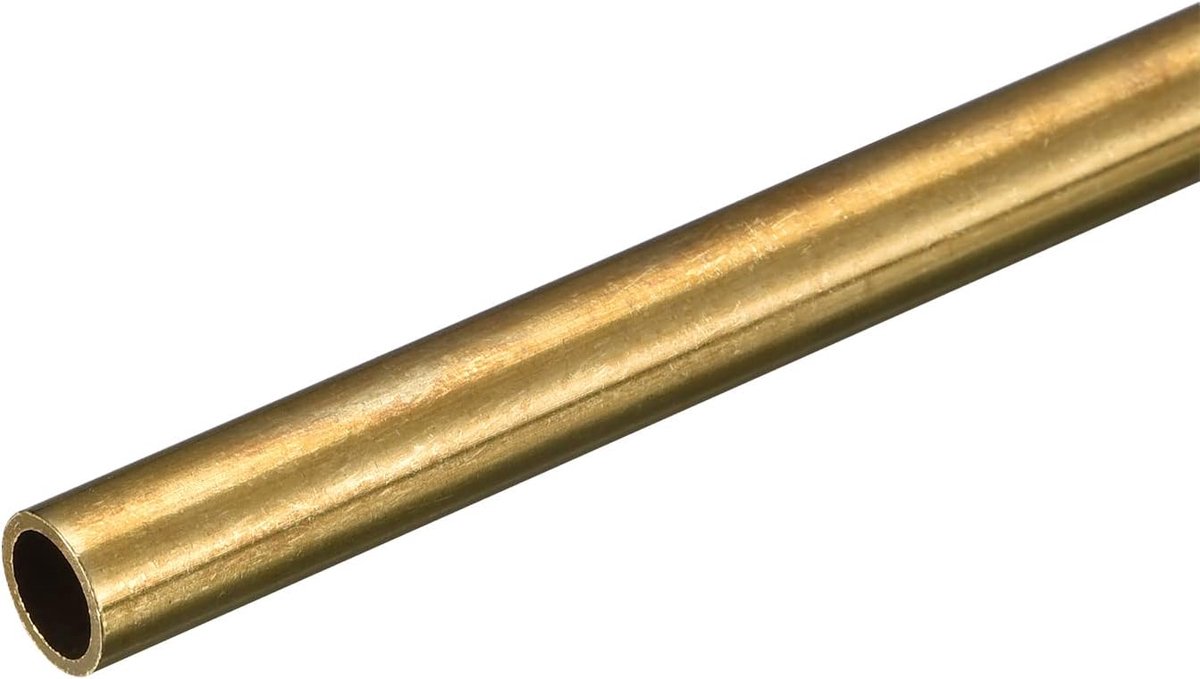 Messing buis, 9 mm, OD, 0,2 mm, wanddikte, 250 mm lengte, ronde buizen, slangen voor industriële knutselprojecten