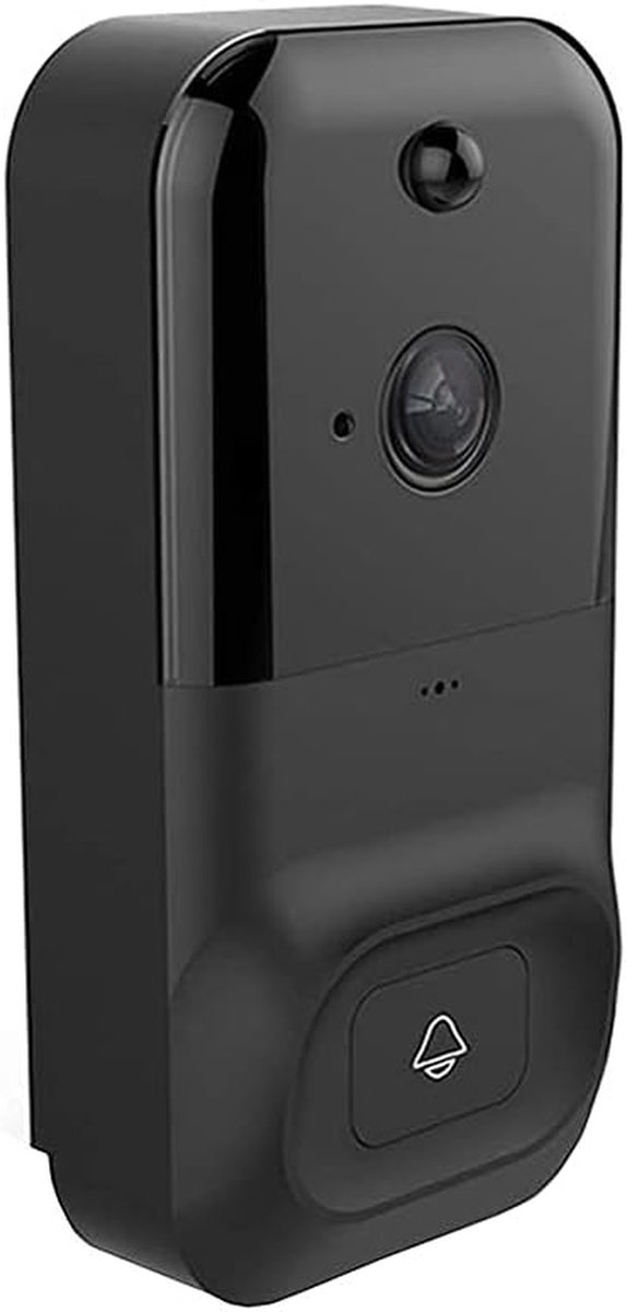 Videodeurbel - Slimme intercom - Veilig wonen - Tweerichtingsgesprek - 150mm - Zwart