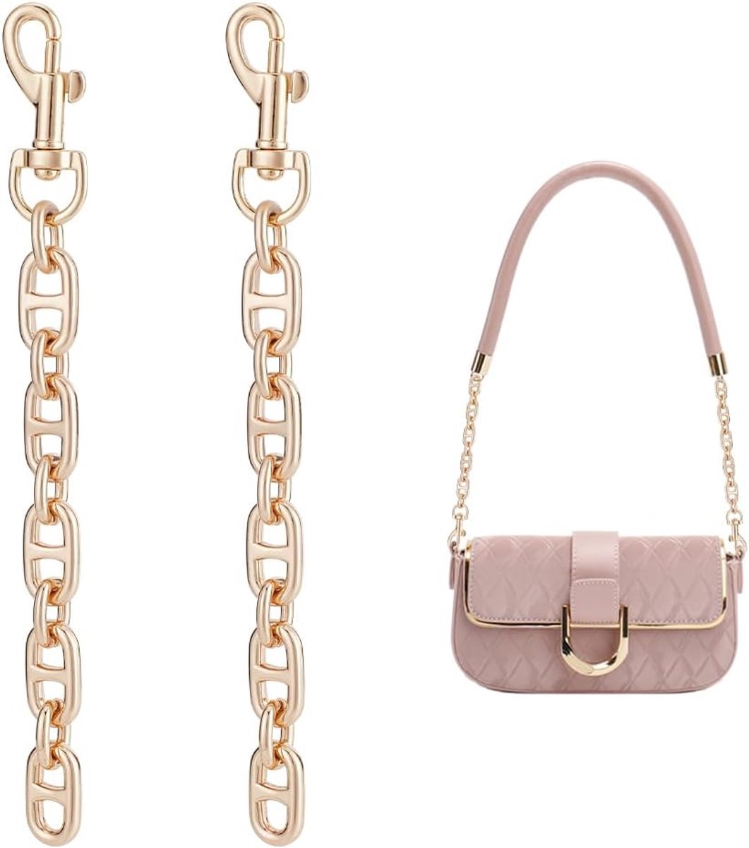 Legering Tas Extender Ketting Purse Strap Extenders met Draaibare Snap Haak Portemonnee Vervanging Ketting Strap Accessoires voor Crossbody Tas Schoudertas