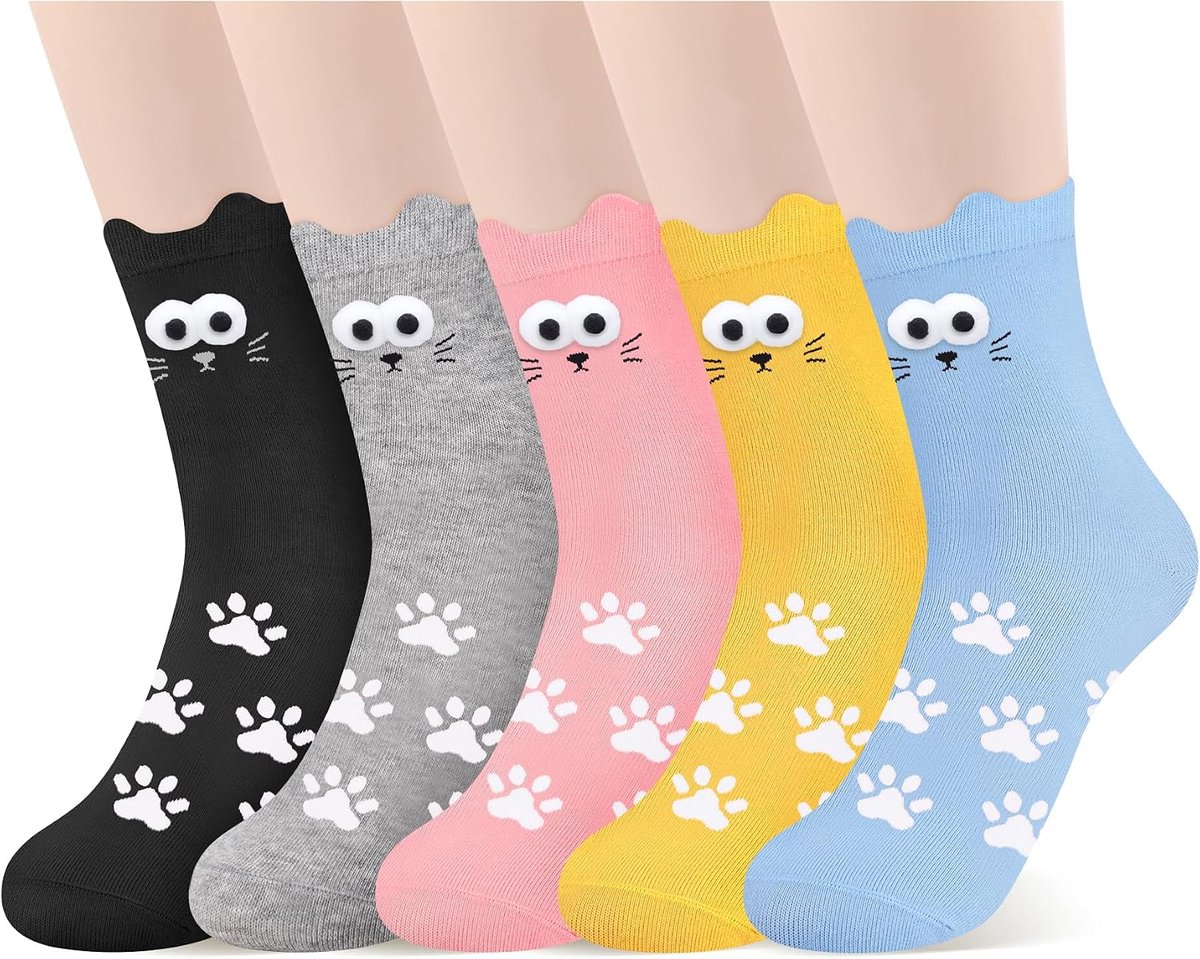Hond Dieren Sokken Dames - Moederdag Kerst Verjaardag Cadeau voor Vrouwen - Christmas Valentines Novelty Funny Gifts for Women Cat Dog Lovers
